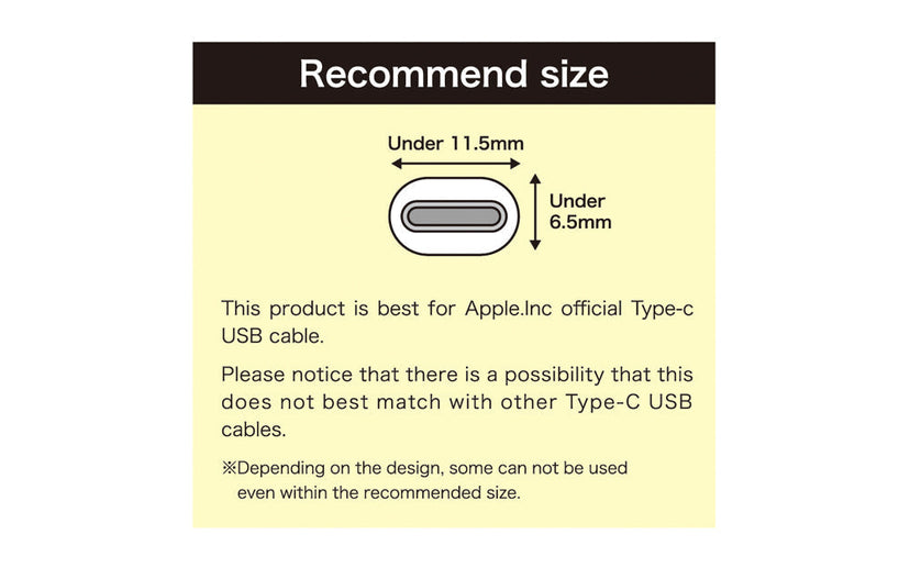 CABLE BITE for Type-C USB - Display Ready